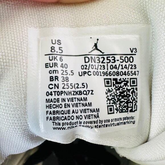 ❤️Air Jordan 1 Elevate Hi Titanium Womens Shoes Platform 8.5 Purple DN3253-500❤️ - Picture 13 of 13